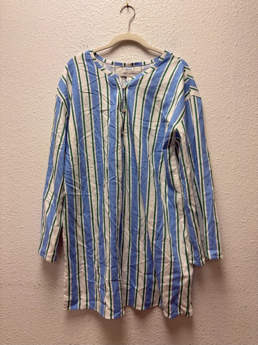 Womens Striped Mini Dress Size Medium #765